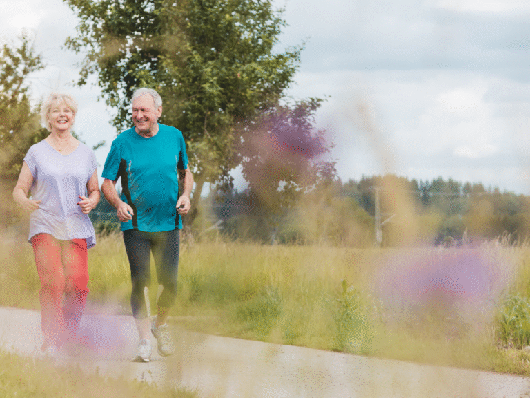 Active senior couple thriving after wellness therapy at Doctors Clinic Amarillo